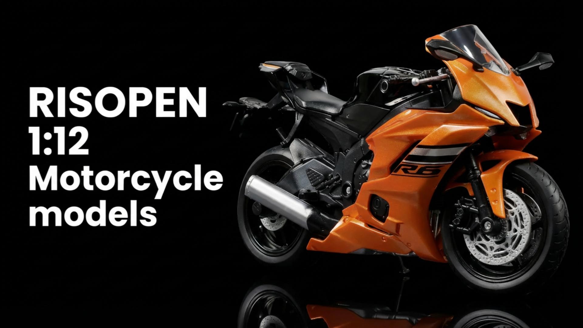 Amazon.com: Risopen 1/12 Motorcycle Model Toy for Yamaha YZF-R6